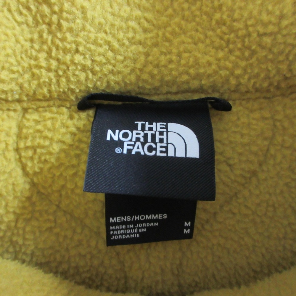The North Face Vest Mens Medium Yellow Royal Arch Fleece Outdoor Full Zip - Picture 5 of 10